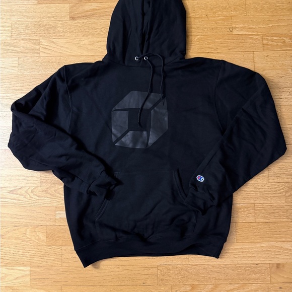 Champion DynaTrace Black Monochrome Pullover Sweater - Picture 1 of 2